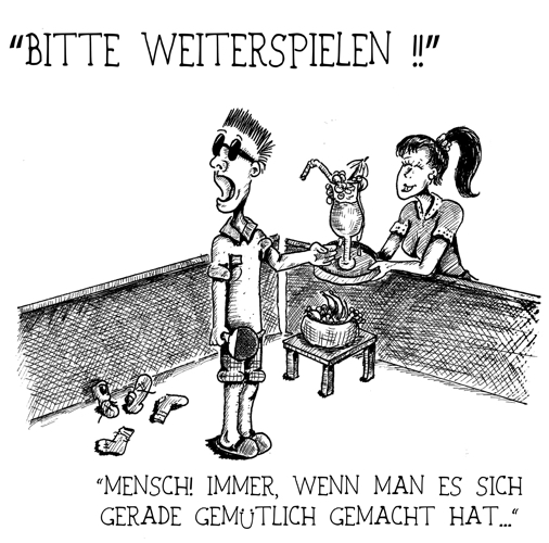 Mein Gegner, der das Timeout genommen hat, will nach 30 Sekunden schon weiterspielen. Welche Rechte habe ich? (©Laven) ZUR REGEL