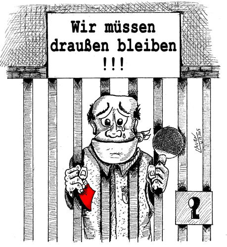 Darf ein disqualifizierter Spieler einen Teamkollegen im selben Mannschaftswettkampf coachen? (©Laven) ZUR REGEL