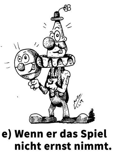 In welchem Fall geht ein Einzel bei einem Turnier nicht in die Berechnung des TTR-Werts ein? (©Laven) ZUR REGEL 