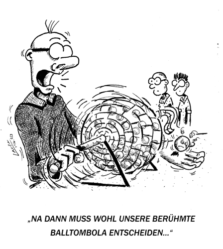Bei einem Mannschaftswettkampf haben sich die Spieler vor dem Match jeweils einen Spielball ausgesucht, wollen aber beide die Wahl des Gegners nicht akzeptieren. Was tun, wenn sich die Spieler in der Ballwahl nicht einig sind? ZUR REGEL 