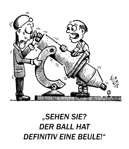 Ein Spieler bemängelt während des Spiels die Qualität des Balls und fordert einen Wechsel des Spielgeräts. Augenscheinliche Schäden sind daran nicht zu finden. Was nun? ZUR REGEL 