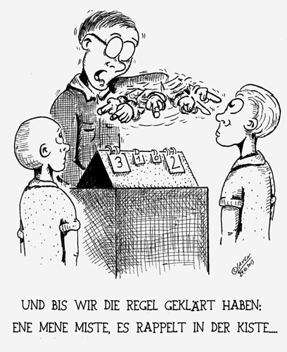 Wie ist vorzugehen, wenn die Aufschlagreihenfolge vertauscht wurde? ZUR REGEL