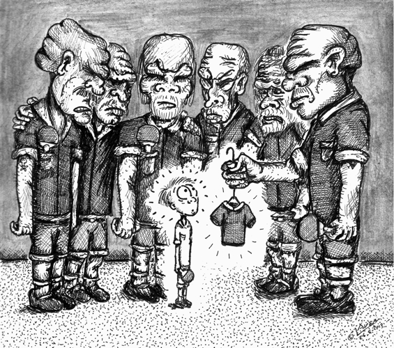 Der Gegner beanstandet Ihr Trikot? Wie hat der Schiedsrichter zu entscheiden?
ZUR REGEL
(©Laven)