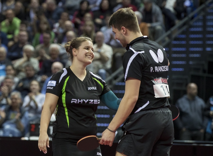 Den Titel im Mixed sicherten sich Petrissa Solja und Patrick Franziska. (©Steinbrenner)