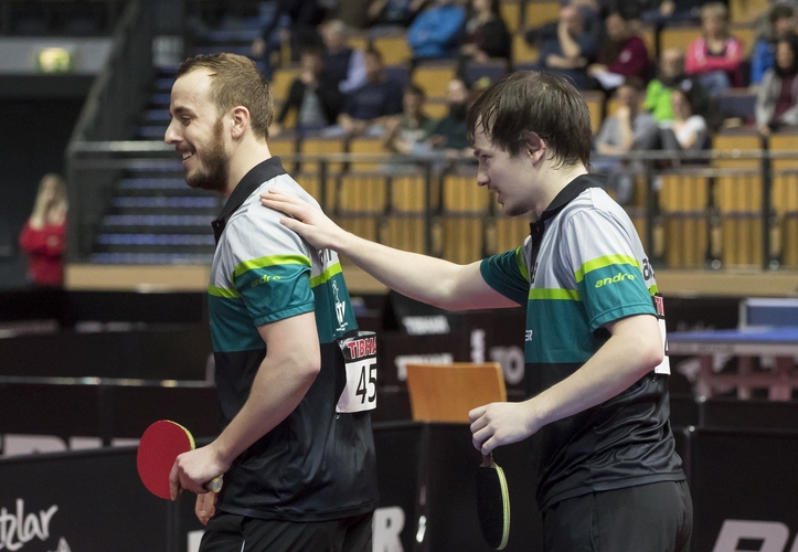 Dafür holte er sich gemeinsam mit Gianluca Walther eine sichere Doppelmedaille. (©Steinbrenner)