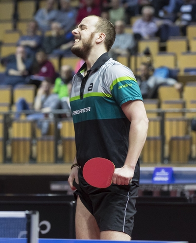 Robin Malessa ärgerte sich zwar über seine 1:4-Niederlage gegen Tobias Hippler. (©Steinbrenner)