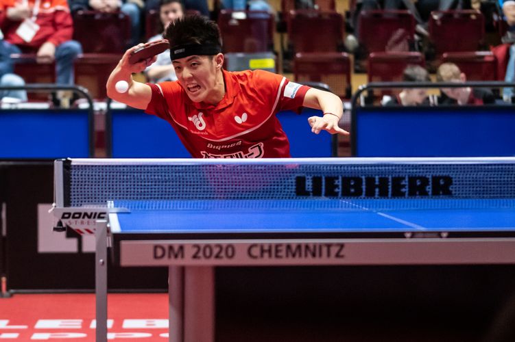 ...doch im Einzel war es am Morgen ernst geworden. Denn die beiden Kumpels hatten sich im Halbfinale gegenübergestanden. (©Gohlke)