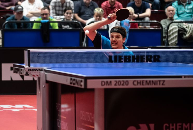 Am Ende war es im Herren-Finale Walther, der die Hände Richtung Himmel strecken durfte. Das Match endete 4:2 (©Gohlke). 