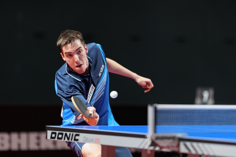 Und auch für Florian Bluhm war erst im Achtelfinale gegen Tobias Hippler Schluss (©Thomas)