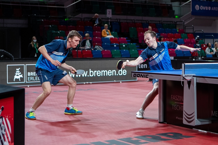 Im anderen Finale mussten auch Tobias Hippler und Gianluca Walther den Favoriten den Vortritt lassen (©Thomas)