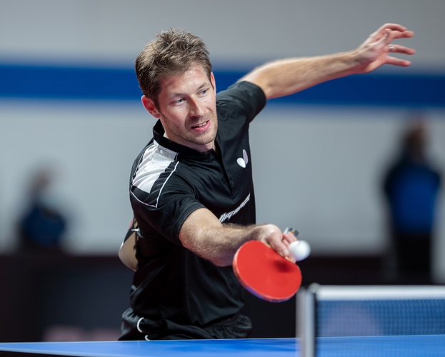 Bastian Steger spielte in Bremen bereits das fünfte DM-Einzelfinale seiner Karriere (©Thomas)