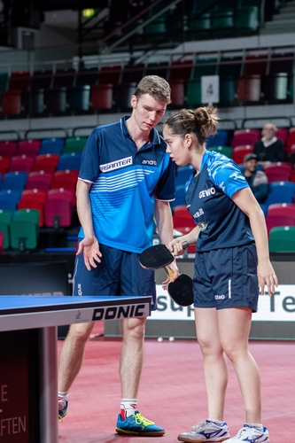 Tobias Hippler und Franziska Schreiner hatten sich eine gute Taktik zurecht gelegt (©Thomas)
