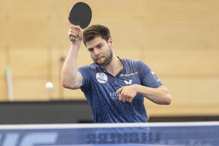Doch ein Infekt bremste den Bronzemedaillengewinner aus Tokio aus. Ovtcharov musste nach nur einem absolvierten Einzel aufgeben und trat die schnelle Heimreise an. (©Schiefer)