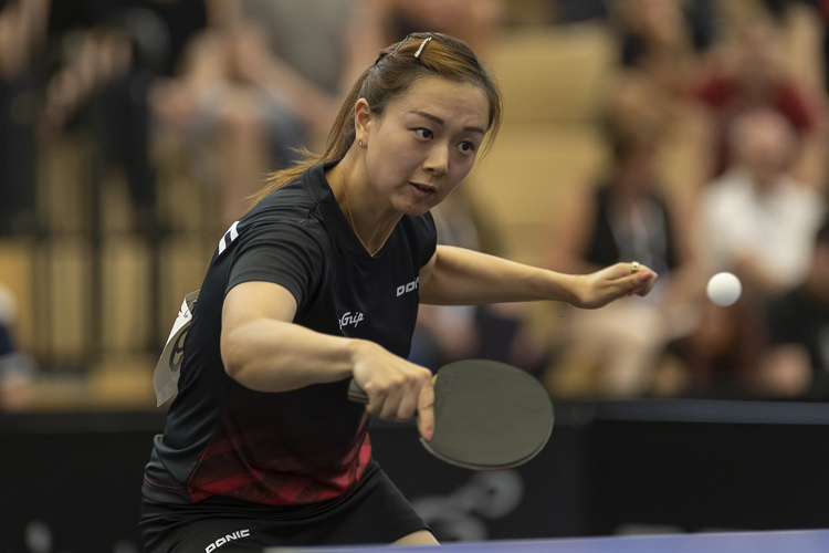Yuan Wan wiederum musste sich Han Ying geschlagen geben. (©Schiefer)