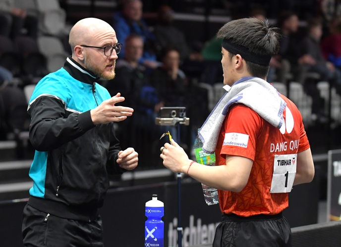 ...fand später im Viertelfinale in Titelverteidiger Dang Qiu seinen Meister. (©Gohlke)