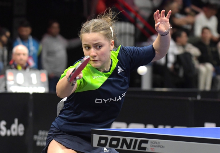 Auch Mia Griesel schaffte den Sprung ins Viertelfinale. (©Gohlke)