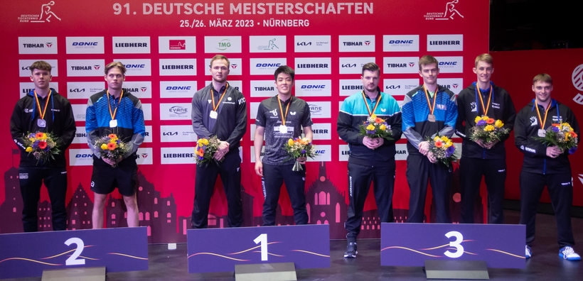 Neben Kilian Ort und Ricardo Walther erkämpfte sich auch das BTTV-Duo Daniel Rinderer und Tom Schweiger Edelmetall. (©Gohlke)