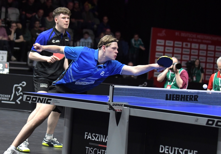 Im Endspiel trafen die Titelträger auf Kirill Fadeev und Mathias Hübgen. (©Gohlke)