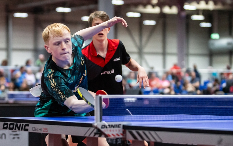 Im Doppel standen die Einzelfinalisten Bertelsmeier und Lleyton Ullmann zuvor gemeinsam im Finale. (©Gohlke)