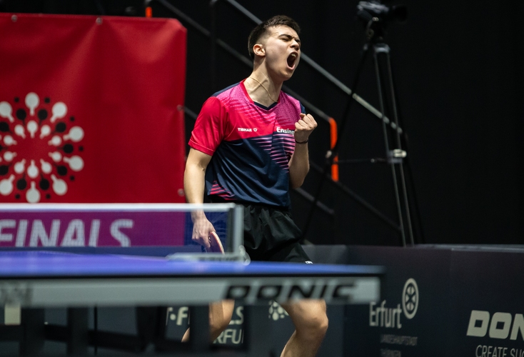 Am Ende durfte jedoch Kay Stumper über einen 4:3-Sieg gegen ihn im Viertelfinale jubeln (©Gohlke)