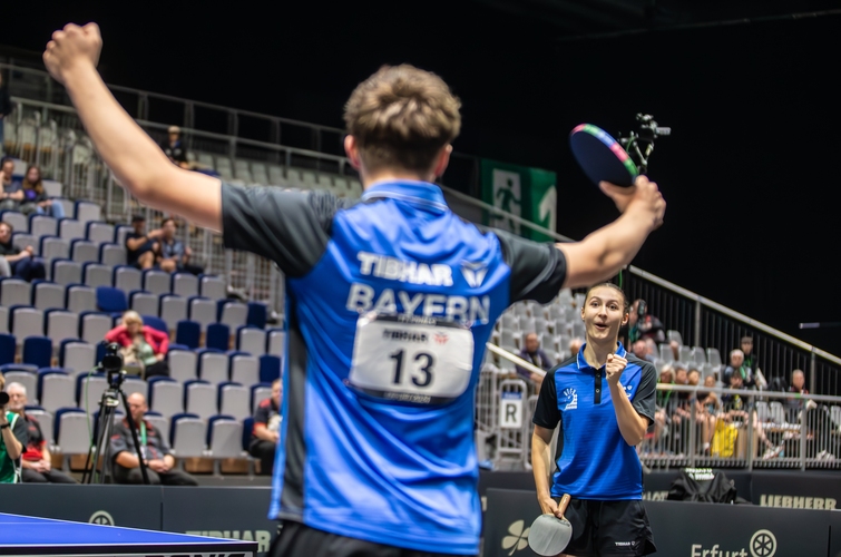Apropos Rinderer: Die beiden Brüder Fabian und Jonas standen sich im Mixed-Finale gegenüber (©Gohlke)
