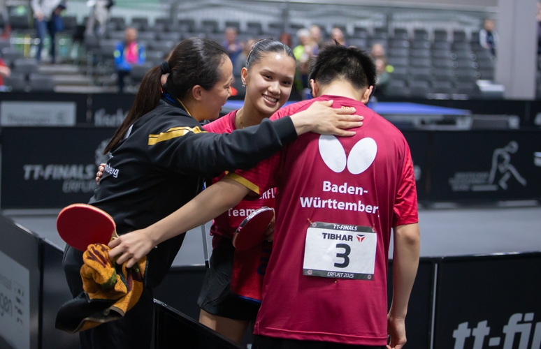 ...und sind somit die neuen deutschen Meister im Jugend-19-Mixed (©Gohlke)