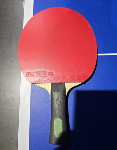 Als Belag kommt für ihn nur der NUZN 55 auf den Schläger (©Gohlke)