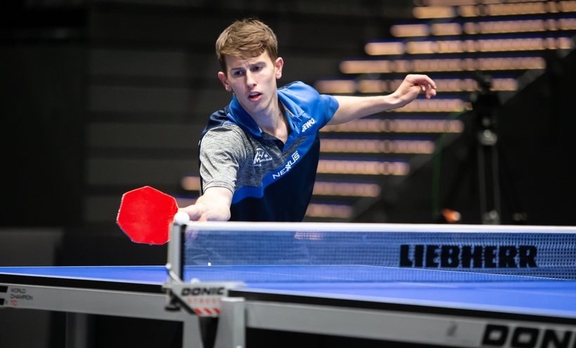 Benno Oehme schied schon im Einzel-Achtelfinale aus. (©Gohlke)
