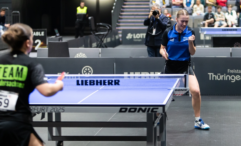 Naomi Pranjkovic ballt die Siegerfaust. (©Gohlke)