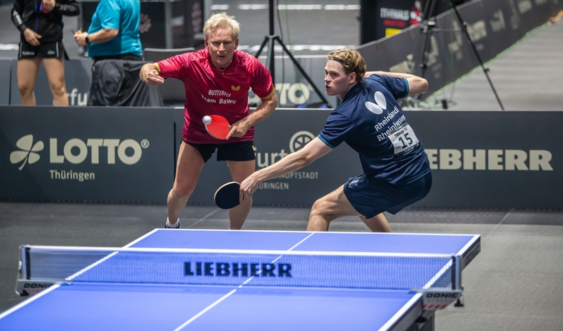 Torben Wosik hat mit Kirill Fadeev nach 16-jähriger Pause wieder eine Medaille sicher. (©Gohlke)