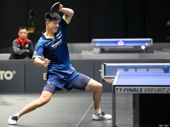 Auch Fanbo Meng spielt bisher stark auf. (©Gohlke)
