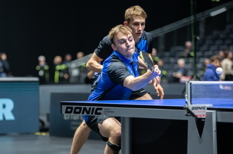 Daniel Rinderer und Tom Schweiger durften sich ebenfalls über Bronze freuen. (©Gohlke)