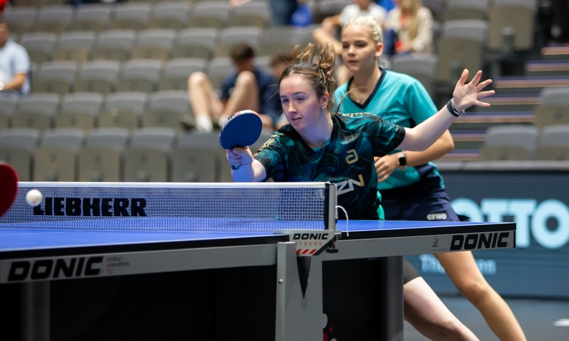 Die Titelverteidigerinnen Lorena Morsch und Eireen Kalaitzidou verloren im Finale gegen Neumann/Itagaki zwar den ersten Satz (©Gohlke)