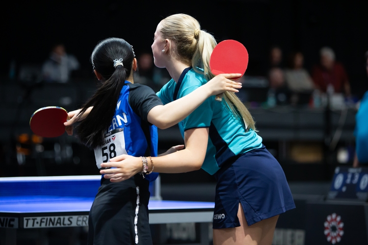 An Josephina Neumann und Koharu Itagaki kam das Duo im Halbfinale nicht vorbei (©Gohlke)