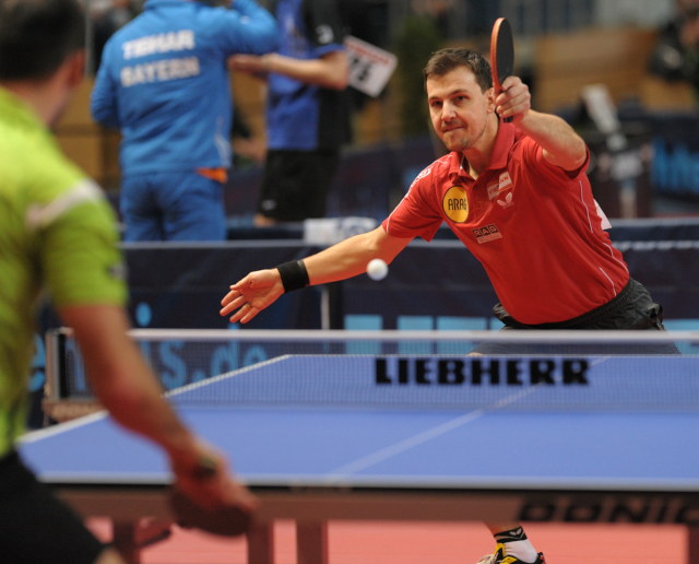 Timo Boll spazierte währenddessen ohne Probleme durch's Turnier (©Roscher)