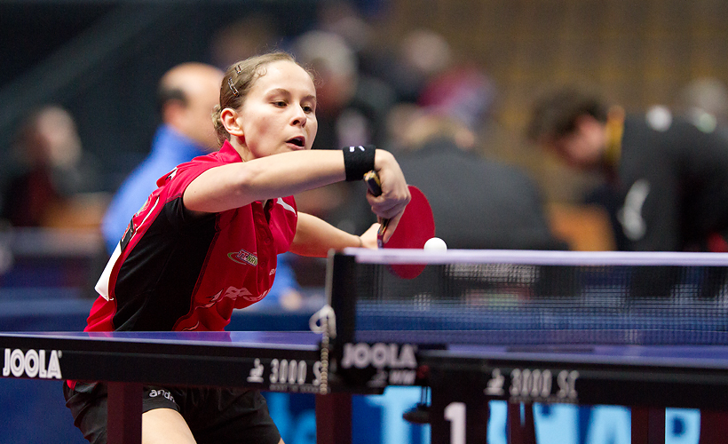 ...genau wie Zweitligaspielerin und Deutsche Hochschulmeisterin Katharina Michailova... (©Fabig)