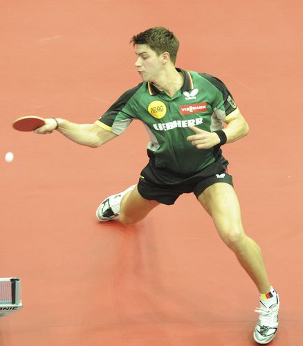 Patrick Franziska legte gegen den Franzosen Gauzy mit 2:0 vor, geriet dann aber ins Straucheln. Im Entscheidungssatz machte er den Sack zu und bescherte Deutschland die sichere Bronzemedaille (©Stosik)