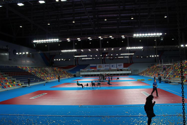 Nach der Siegerehrung war dann Schluss im Expo Center in Jekaterinburg. Im nächsten Jahr wird die EM vom 18.-23. Oktober in Budapest stattfinden! (©Koch)