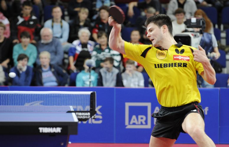 Bisher waren alle Deutschen im Viertelfinale ausgeschieden. Letzte Hoffnung: Dimitrij Ovtcharov (©Stosik)