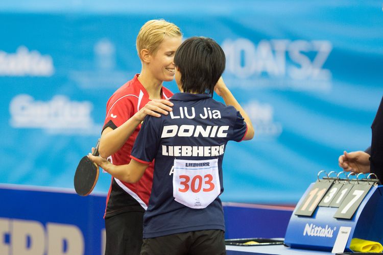 So sprang sogar ein klarer Sieg gegen Liu Jia für sie heraus (©Fabig)