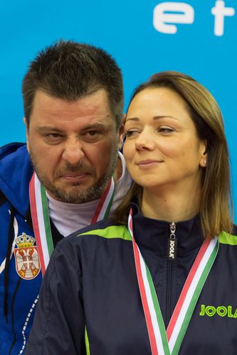 Also, guck nicht so grimmig, Aleksandar! War doch ne Menge los in Budapest (©Fabig)