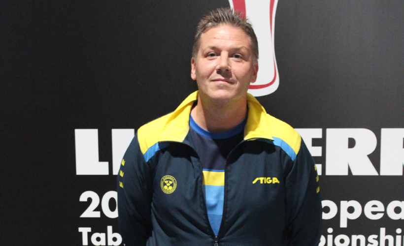 Schwedens Herren-Coach Peter Blomquist setzt auch auf eigene Spieler. Bei den Herren sieht er Kristian Karlsson vorne, bei den Damen Matilda Ekholm. (©Koch) 
