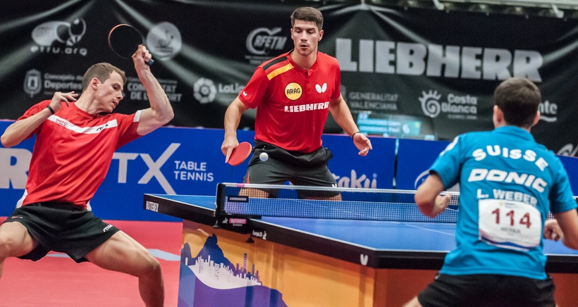 Die amtierenden Europameister Patrick Franziska und Jonathan Groth haben bislang noch keinen Fleck auf der Weste. (©Gohlke)