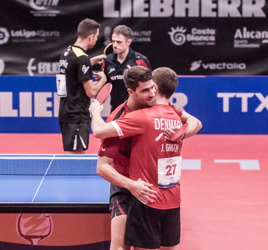 Gegen Alvaro Robles und Ovidiu Ionescu marschierten die beiden ins Halbfinale. (©Gohlke)