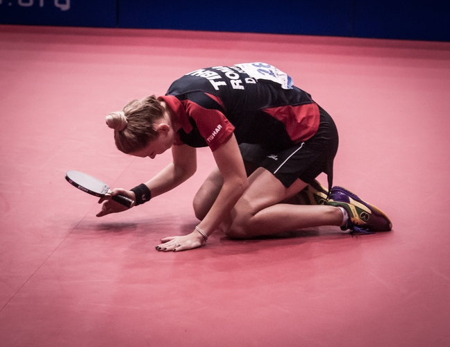Zuvor hatte die Polin auch Daniela Monteiro Dodean zur Verzweiflung gebracht. (©Gohlke)