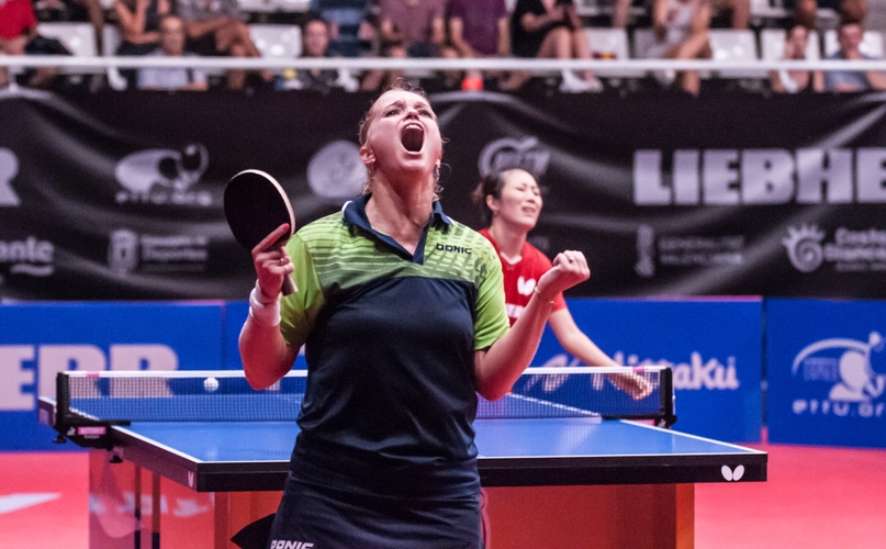 Margaryta Pesotska schaltete Han Ying aus und holte sich überraschend Bronze. (©Gohlke)
