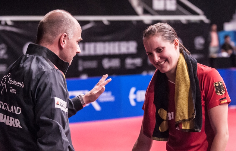 Im Viertelfinale hatte sie dann aber weniger zu lachen. (©Gohlke)