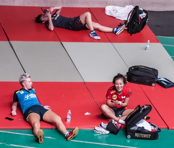 Han Ying freut sich, dass sie nicht gefressen wurde... :-D (©Gohlke)