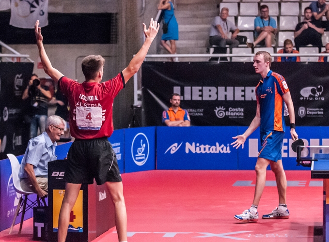 Wenig später durfte er - wie auch gegen Tromer - gegen Karakesevic in der Zwischenrunde jubeln. (©Gohlke)