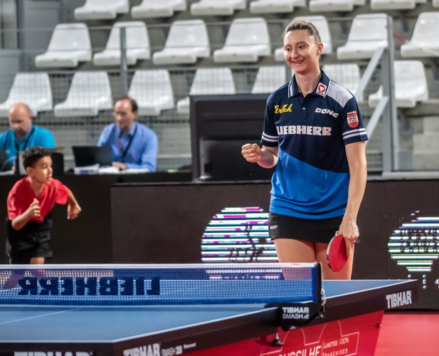 Doch Europas beste Spielerin ließ nicht mit sich spaßen und beschenkte sich zu ihrem Geburtstag selbst. (©Gohlke)